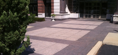 Walkway caulking...