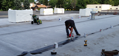 Sealing a Roof...